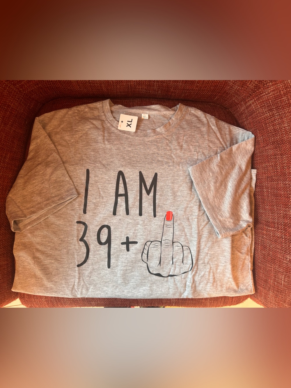 40th Birthday Graphic Short Sleeve T-Shirt- XL